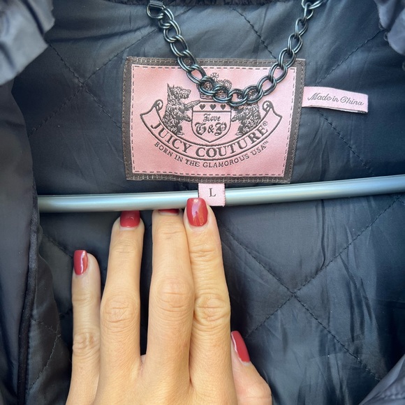 Juicy Couture Faux fur winter coat down - Picture 2 of 3